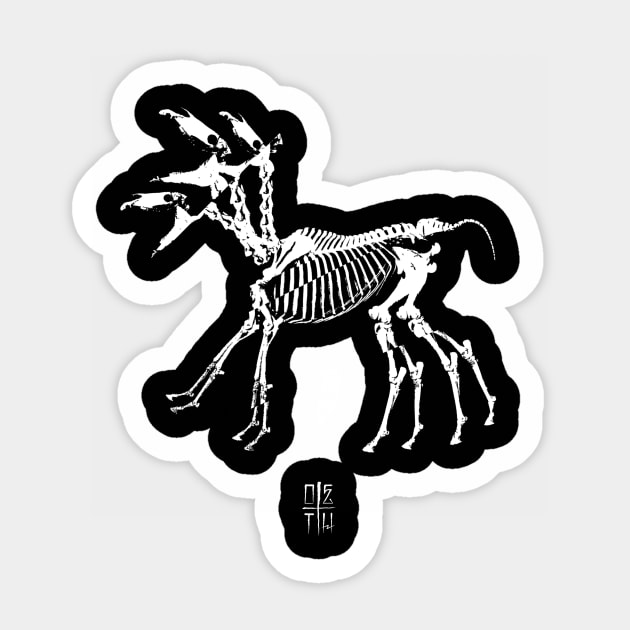 Deth Stallion Sticker by dethjunkie